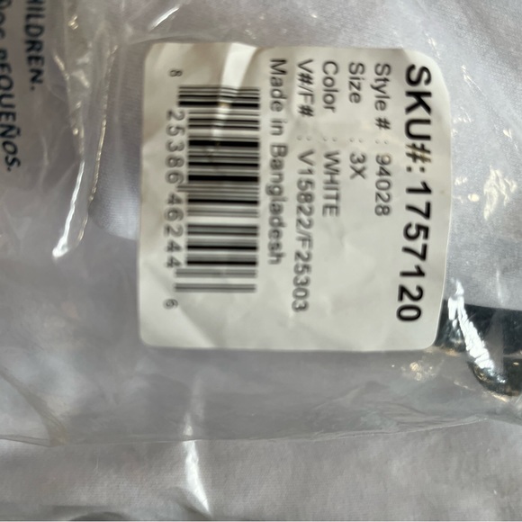 Lands end womens white trackpants - Picture 2 of 3